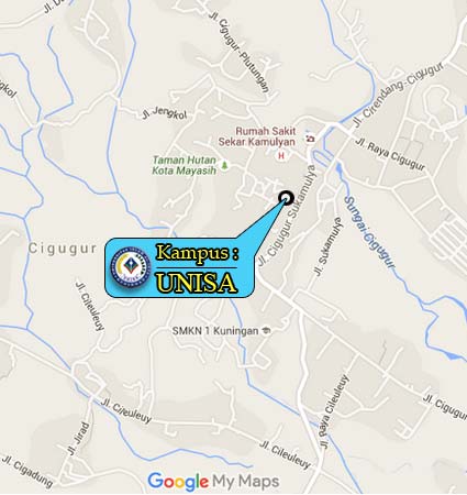 Campus Map & Location Islamic University of Al-Ihya Kuningan Nomor